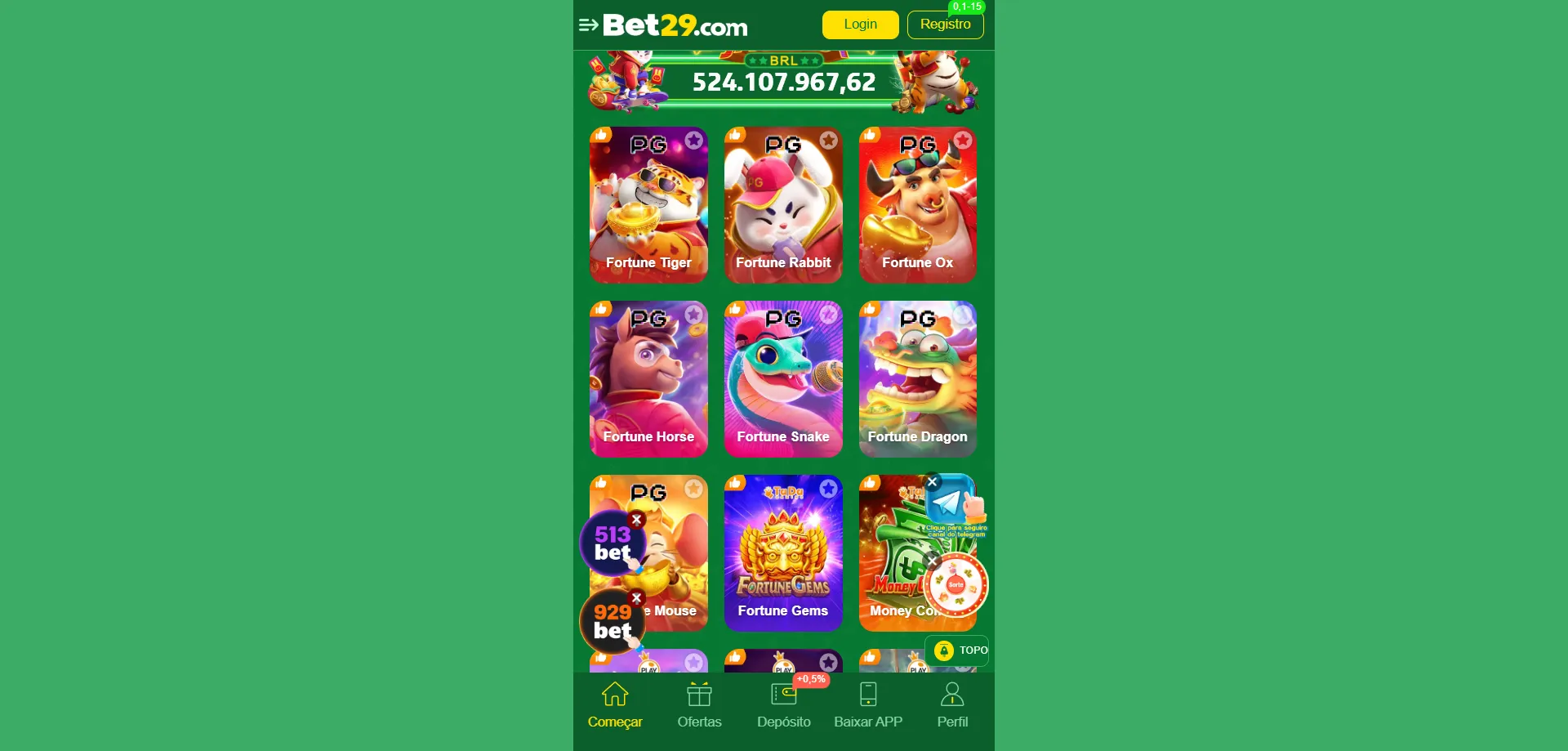 BET29 Bônus e Promoções